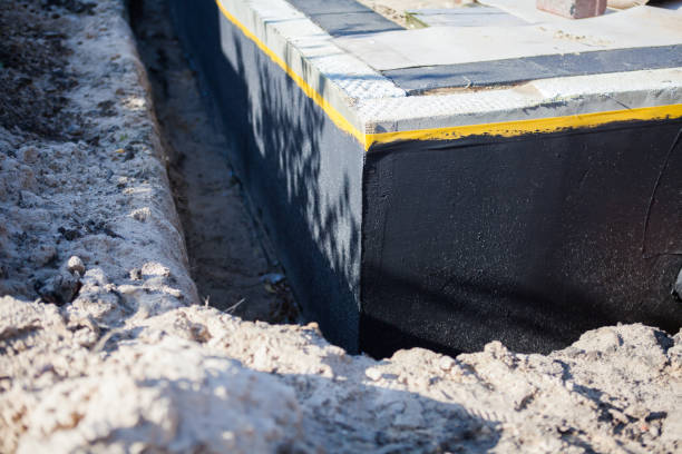 Professional Crawl Space Encapsulation technician working in Hanover, MI